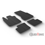 Резиновые коврики Gledring для Smart ForFour (W453) 2014>