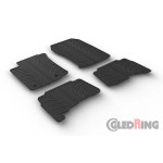 Гумові килимки Gledring для Тойота Land Cruiser Prado (J150) (mkIV) 2013> automatic