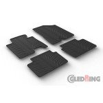 Резиновые коврики Gledring для Hyundai i30 (mkII) / Kia Ceed (mkII) 2015-2018