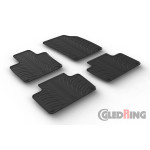 Резиновые коврики Gledring для Volvo XC90 (mkII) 2015> 