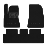 Килимки Tesla Model 3 (mkI) 12/2020-> текстильні Classic - Чорні