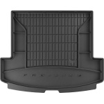 Резиновый коврик в багажник Frogum Pro-Line для Hyundai Santa Fe (mkV) 2024-> (сложенный 3 ряд)(багажник)