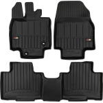 Резиновые коврики Frogum Proline 3D для Toyota Highlander (mkIV) 2019-> (1-2 ряд)