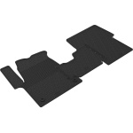 Резиновые коврики Gledring для Citroen SpaceTourer (mkI); Peugeot Traveller (mkI); Opel Zafira (mkIV)(D); Toyota ProAce Verso (mkII); Fiat Ulysse (mkIII) 2016-> (2 сдвижные двери)(1 ряд)