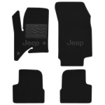 Килимки Jeep Avenger (mkI) (e-hybrid) 2023-> текстильні Premium — чорні