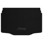 Килимки Jeep Avenger (mkI) (верхній рівень) (багажник) 2023-> текстильні Premium — чорні