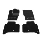 Коврики Land Rover Range Rover (mkIV)(L405)(c консолью на 2 ряду) 2012-2021 текстильные Classic - Черные