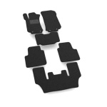 Коврики Mercedes-Benz R-Class (V251)(long)(1-2-3 ряд) 2006-2012 текстильные Classic - Черные