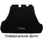 Коврики Lexus LX (mkIV)(J300)(багажник) 2021-> текстильные Premium - Черные