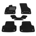 Коврики Audi A3/S3/RS3 (mkIII)(5-дв. хетчбек/седан) 2012-2020 текстильные Premium - Черные