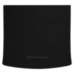 Коврики Volkswagen Touareg (mkIII)(багажник) 2018-> текстильные Premium - Черные