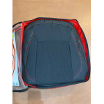 Чехлы на сиденья MITSUBISHI LANCER-X 2.0 выраженная боковая поддержка 2008-2012 комбинированные - ткань и эко кожа - Готовые | Союз Авто