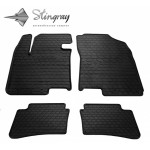 Коврики в салон Hyundai I20 08- (design 2016) (4 шт) резиновые Stingray