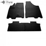 Килими салону для Тойота Sienna III (6/7 seats) (2010-) (special design 2017) with plastic clips TL (4 шт) - Stingray