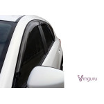 Дефлектори вікон Mazda CX-5 2011- крос накладні скотч комплект 4 шт. - Vinguru