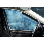 Дефлектори вікон Honda CR-V 2007-2011 накладні скотч комплект 4 шт., Матеріал литтєвий полікарбона - Vinguru