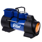 Компрессор ViTOL К-60 150psi/15Amp/40л/ліхтар/прикурювач (К-60) 