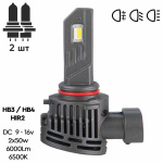 Лампи PULSO VO-HB3-HB4-HIR2/LED-chips Flip chip/9-16V/2*50W/6000Lm/6500K (VO-HB3/HB4/HIR2)