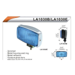 Фари додаткові DLAA 1030 B-RY / H3-12V-55W / 163 * 88mm
