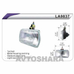 Фари додаткові DLAA 9837 W / 180 * 98mm