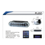 Фари доп денного світла DLAA PL-257-W Led-7 пластик 105х26мм
