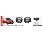 Фары дополнительные модель Nissan Micra 2010-2012, эл.проводка