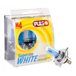 Лампи PULSO / галогенні H4 / P43T 12v100 / 90w super white / plastic box