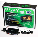 Парктроник SPY LP-007-4/LP-203B/4 датчика D=18mm/без монитора/beeper/коннектор/black