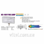 Фари додаткові NS-1181 FBC H3 / 12V / 55W / 194 * 100mm / кришка