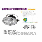 Фари додаткові NS-38 FBC H3 / 12V / 55W + LED 2x1W / White