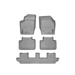 Килимки в салон Volvo XC 90 03-2014 Сірі комплект + 3 ряд 460531-2-3 WeatherTech