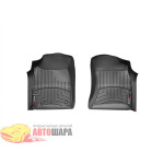 Коврики салона для Тойота Hilux 2012-, Черные - резиновые WeatherTech