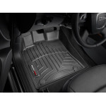 Коврики салона Audi Q-5 2008-2017 Черные - резиновые WeatherTech