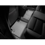 Ковры салона Audi Q7 2016- с бортиком серые, задние - Weathertech