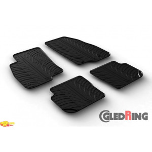 Резиновые коврики Gledring для Fiat Punto 2014>
