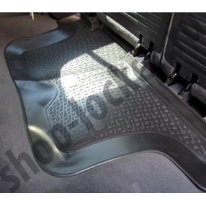 Килимки в салон Chevrolet TrailBlazer II 3ряд сид (12-) поліуретан (гумові) комплект Lada Locker