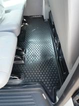 Коврики Volkswagen Transport/Multiv/Carav 2ряд (02-) полиуретан (резиновые) Lada Locker
