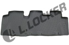 Коврики Hyundai Santa Fe new 3-й ряд сид.(06-) полиуретан (резиновые) L.Locker