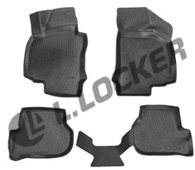 Коврики Volkswagen Golf VI 2008-2012 полиуретан (резиновые) L.Locker