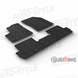 Резиновые коврики Gledring для Peugeot 3008 (mkII) 2016> manual
