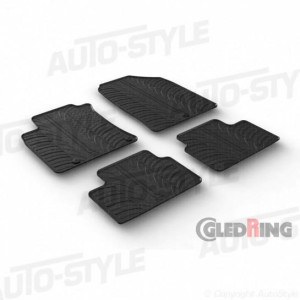 Гумові килимки Gledring для Hyundai i30 (5 door хетчбек (mkIII) 2016-