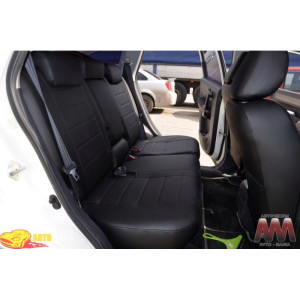 Чехлы на сиденья Honda CRV-3 с 07-12- серия AM-L (без декоративной строчки)- эко кожа - Автомания