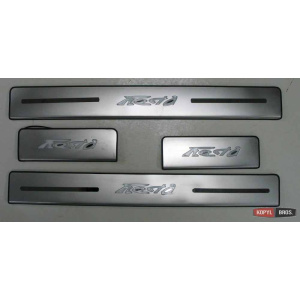 Ford Fiesta Mk7 накладки порогов дверных проемов с LED подсветкой 2009+