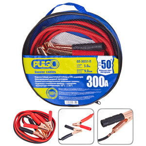 Провода для прикуривания PULSO 300А до -50С 3,0м в чехле