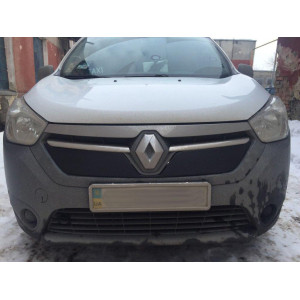 Зимняя накладка Renault Dokker/Lodgy 2012- (решетка) - AVTM