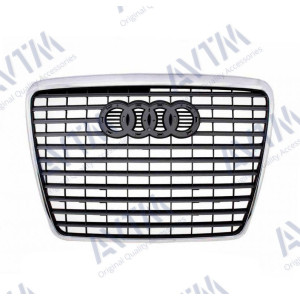 Решітка радіатора Audi A6 2008-2011 + хром. рамка - AVTM