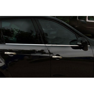 Renault Scenic 2009-2015 Молдинги стекол нижні 4шт - Carmos