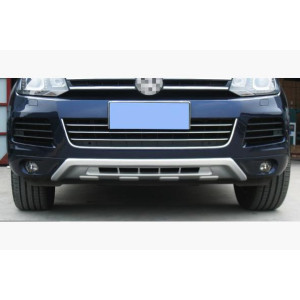 Volkswagen Touareg (2010-2015) / Передня накладка бампера V2 - AVTM