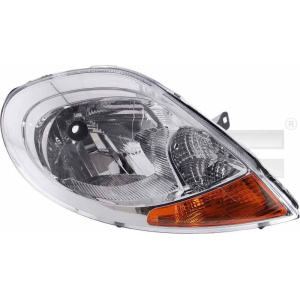 Фара передняя Opel Vivaro/Nissan Primastar 2006-/Renaul Trafic 2006-2013 правая H4, с желт.указ. пов - TYC