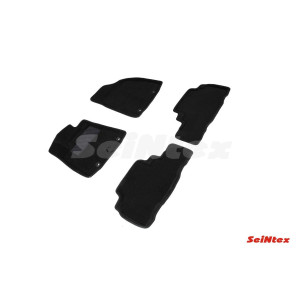 Килими салону 3D ворс Lexus RX 2009-2015 / Чорні 4шт - Seintex